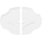 Ekena Millwork Percival Architectural Grade PVC Ceiling Medallion, 36"OD x 3"ID x 12 1/2"C x 1"P, Two-Piece CMP36PL2-03000 - alternate 4